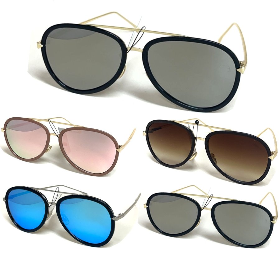 Classic Fashion Metal Aviator Sunglasses 86059