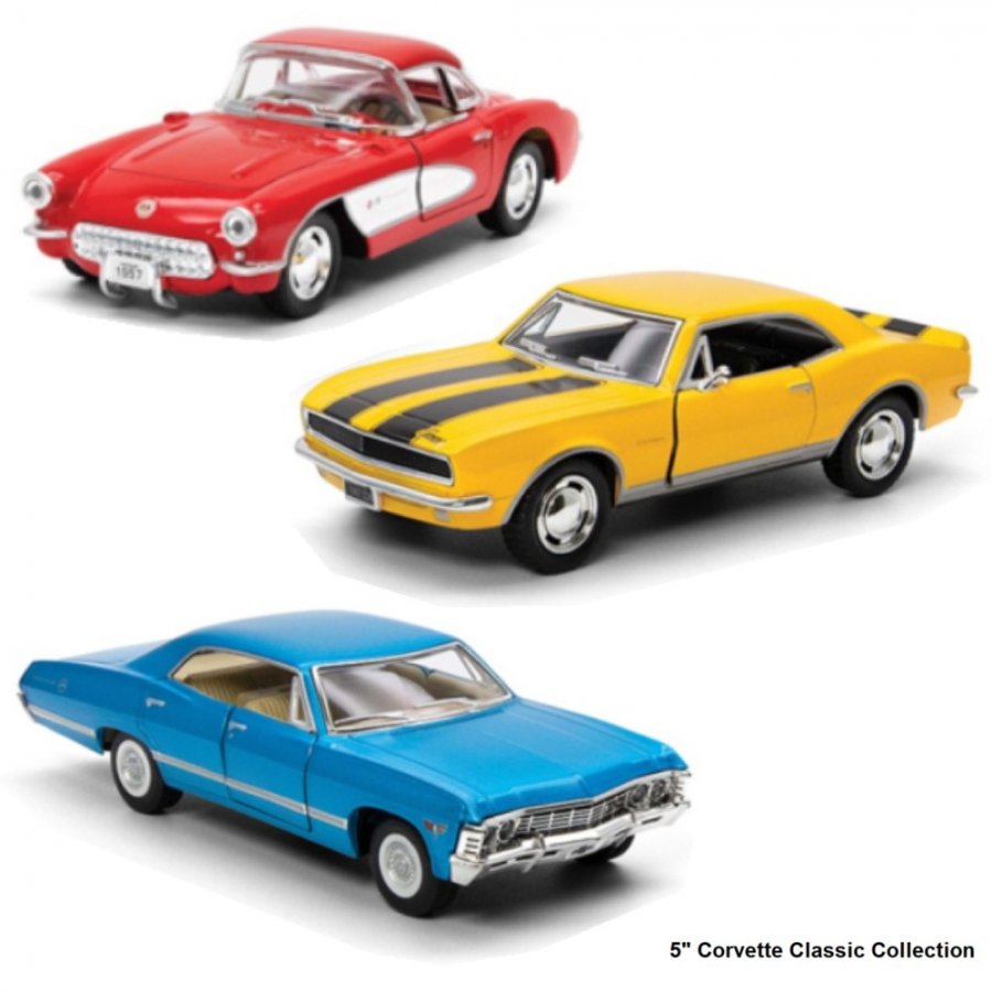 5\" Corvette Classic Collection (3 Modeles Assorted Colours) KT5458D