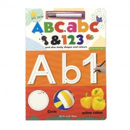 Let's Write and Wipe Alphabet, Numbers and also Study Shapes and Colours (For LittleI Fingers) MM79855 Let's Write and Wipe Alphabet, Numbers and also Study Shapes and Colours (For LittleI Fingers) MM79855