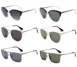 Classic Collection Polarized Metal Fashion Sunglasses (3 Style) PMF6105/8/9 Classic Collection Polarized Metal Fashion Sunglasses (3 Style) PMF6105/8/9