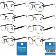 Metal Frame Anti Blue Light Reading Glasses 4 Style Assot. R9266-69